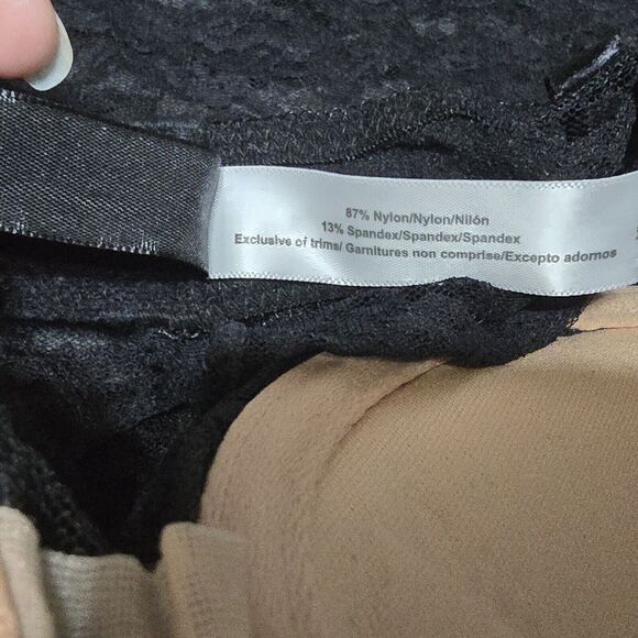 Adore Me Black Lace Slip Dress Lingerie, Size XL - Picture 4 of 5